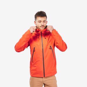 Áo khoác leo núi chống thấm nước dành cho nam VU400 - Cam