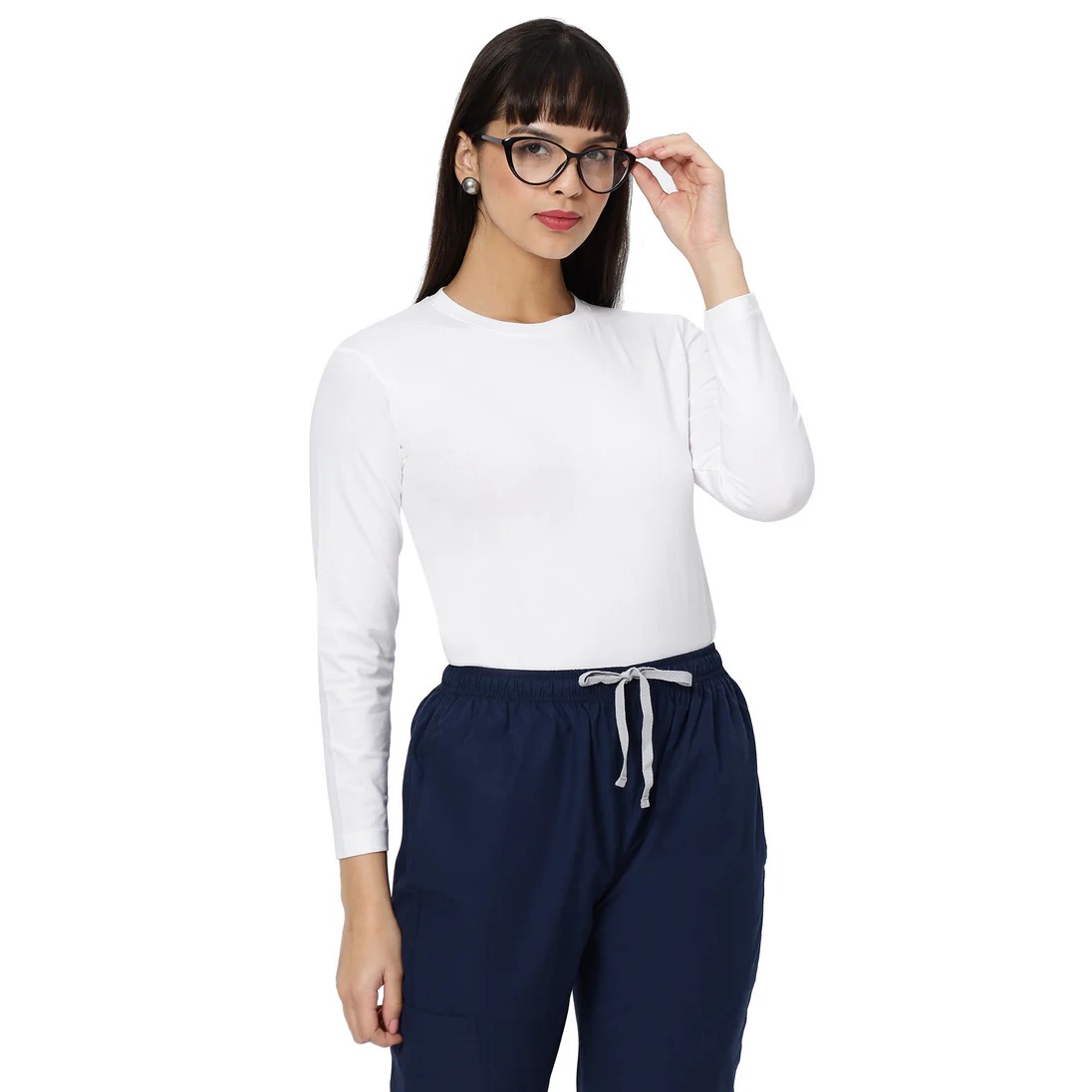 Áo lót đồng phục y tế cao cấp màu trắng dành cho nữ